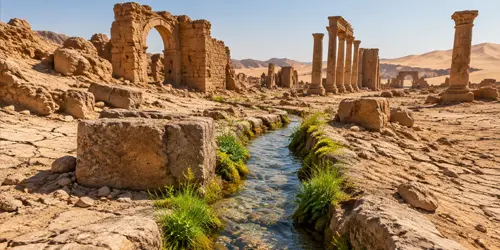 تأثیر آب بر خرابه ها
