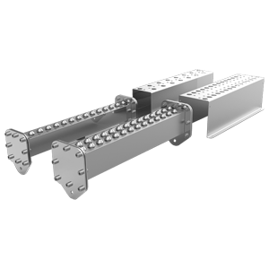 آبنمای پرده آب نواری دو ردیفه 200 سانتیمتری - SWC-2L 119N 200